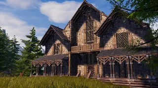 how to build a house [ timelapse ] - CONAN EXILES