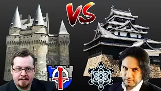 Feudal Japanese vs Medieval European CASTLES