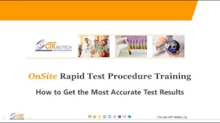 OnSite Rapid Test Procedure Training Video