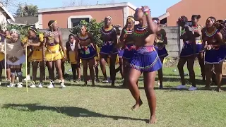 South African Girls Zulu dance