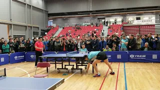 侯英超 输给60岁大叔 ---2019 多伦多 熊猫杯 乒乓球赛