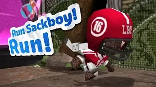 Run Sackboy! Run! - Are You Ready For Some Football? [iOS Gameplay, Walkthrough]