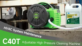 C40T/Adjustable High Pressure Cleaning Machin #cleaning #machine #hvac #condition #wipcool