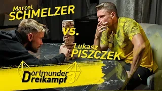 Schmelzer vs. Piszczek | The Dortmund Triathlon - Crocodile Dentist, Jenga & Connect Four