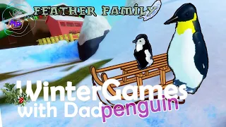 зимние игры с папой / пингвин в семье птиц | roblox feather family penguin | Multikplayer