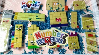 Numberblocks  v Alphablocks Real ASMR Shot Gun - COMPILATION Satifying Video @ThePLNumberblocks