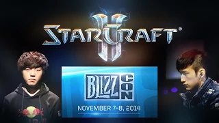 Starcraft 2. BlizzCon 2014 WCS Grand Final. Life vs MMA Game 3 (Русские комментарии Alex007)