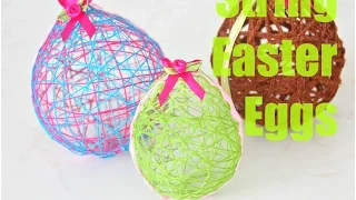 STRING EASTER EGGS CRAFT