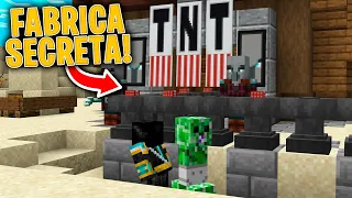 El BEBE CREEPER encuentra la FABRICA SECRETA de los PILLAGERS de MINECRAFT! 😍