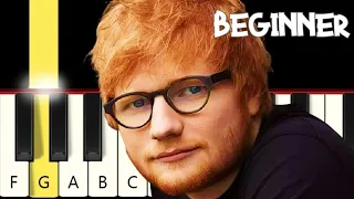 Perfect - Ed Sheeran - Very Easy Piano Tutorial for Beginner