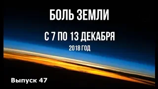 Катаклизмы за неделю с 7 по 13 декабря 2018 года