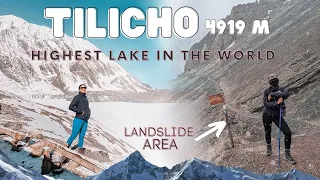 Highest freshwater lake in the world | Tilicho Lake | Annapurna circuit 4919m