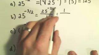 Evaluating Numbers with Rational Exponents by using Radical Notation - Basic Example 1