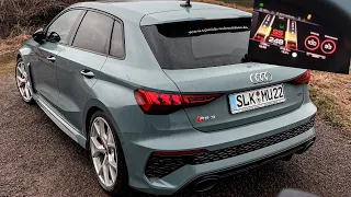 NEW 2022 Audi RS3 Acceleration / TOP-Speed / 0-100 LAUNCH / 100-200