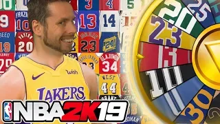 WHEEL of NBA JERSEYS! NBA 2K19