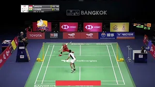 India Vs Indonesia Thomas Cup Final match Kidambi Vs Christie