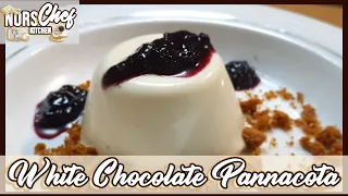 white chocolate pannacotta