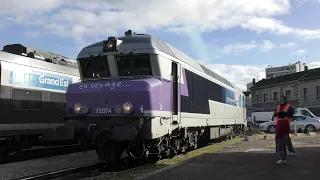 Départ en retraite de Nicolas sur le CC72074 : GARE DE TROYES