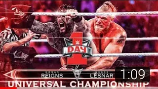 Roman reigns vs Brock Lesnar WWE Day 1 2022 promo