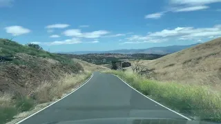 Driving to Pinnacles National Park