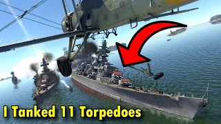 63 Torpedo Planes vs BattleShip