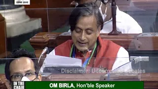 Dr. Shashi Tharoor on the COVID-19 Pandemic in the Country