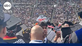 Campus protests disrupt college commencement ceremonies across the nation