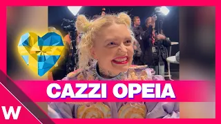 🇸🇪 Melodifestivalen 2024 - Cazzi Opeia "Give My Heart a Break" INTERVIEW | Eurovision