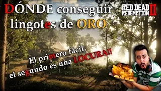 DÓNDE encontrar LINGOTES DE ORO en Red Dead Redemption 2 PC 2019I El segundo lugar es una LOCURA!