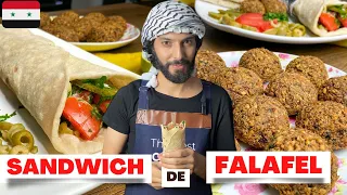 Sandwich de Falafel Árabe bem crocantes Receita original da Síria