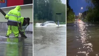 Efter regnkaoset i Stockholm - se översvämningarna