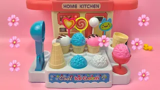 4 Minutes Satisfying with Unboxing Cute Pink Ice Cream Store Cash Register ASMR | Review Toys