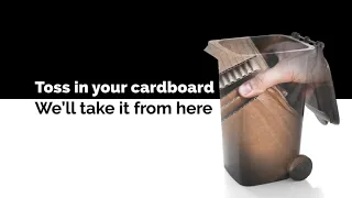 Cardboard recycling - No trash to waste