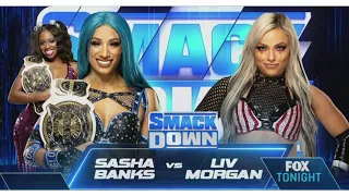 WWE SMACKDOWN - Sasha Banks vs Liv Morgan