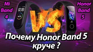 Honor Band 5 vs Mi band 4. Почему Honor круче в 2020 году!