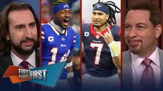 Bills probably not better, Diggs thanks BUF, Stroud to challenge Mahomes? | NFL | FIRST THINGS FIRST