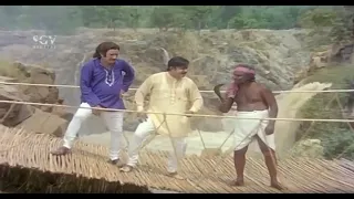 Thoogudeepa Srinivas Plans To Kill Dr. Rajkumar | Sanadhi Appanna Movie Scene