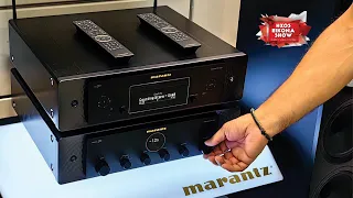 Marantz CD 50n and Marantz MODEL 50 on the bench | Deep Unboxing