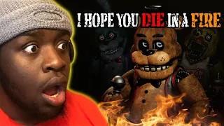 TRYING TO FIGURE OUT FNAF LORE THROUGH MUSIC!!!! | FNAF Songs 1-3 The Living Tombstone REACTION!!!