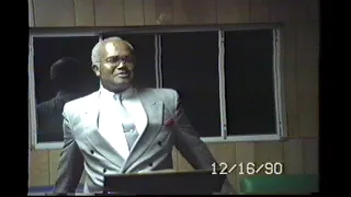 Bishop James Peters | Warren St. Evening Service | December 16th, 1990