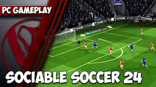 Sociable Soccer 24 | PC Gameplay | 1440p HD | Max Settings