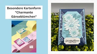 Besondere Kartenform "Charmante Gänseblümchen" von Stampin`UP!