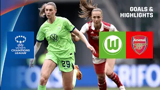 HIGHLIGHTS | VfL Wolfsburg - Arsenal -- UEFA Women's Champions League 2022-23 (Deutsch)