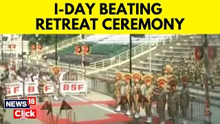 Independence Day 2023: Beating Retreat Ceremony At Attari Wagah Border On Independence Day