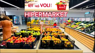 🛒VOLI Hipermarket in  Montenegro 🇲🇪Prices Food / Shopping 🛍️