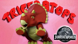 Triceratops Rockstar | NEW Dinosaur Songs | Jurassic World | Kids Action Show | Music Cartoons