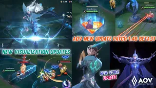 AOV New Update 1.46 Beta37 | New Visualization on Hero AOV | New Skill Effect | SFX - Arena of Valor