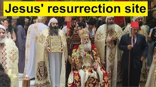 The 2024 Palm Sunday procession for Armenian, Coptic, and Syriac Orthodox Christians in Jerusalem