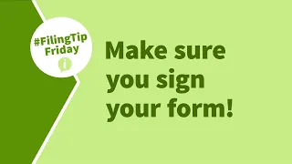 USCIS Forms: Make sure you sign your form!