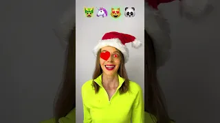 Christmas Emoji in Real life #shorts by Anna Kova